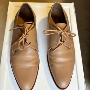 Everlane modern oxfords in Blush
